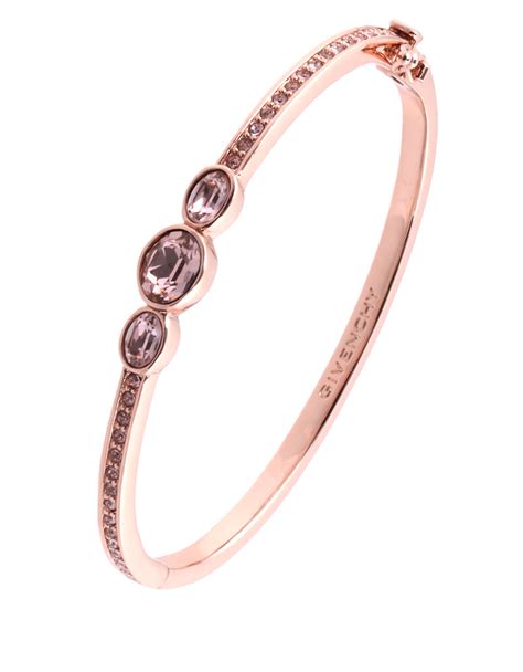 givenchy gold link bracelet|Givenchy rose gold bangle bracelet.